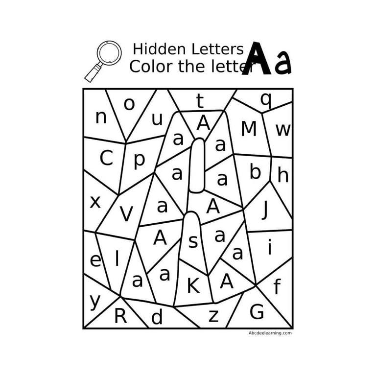 Basisonderwijs Werkblad | Verborgen Letters