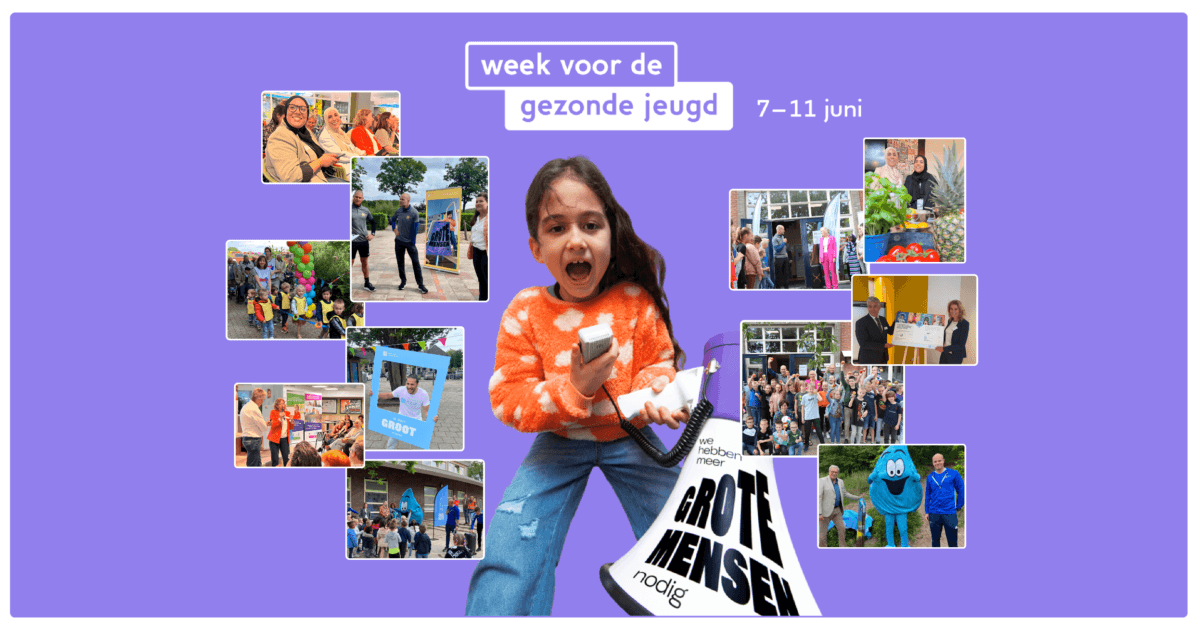 Vijfde editie Week voor de Gezonde Jeugd een succes