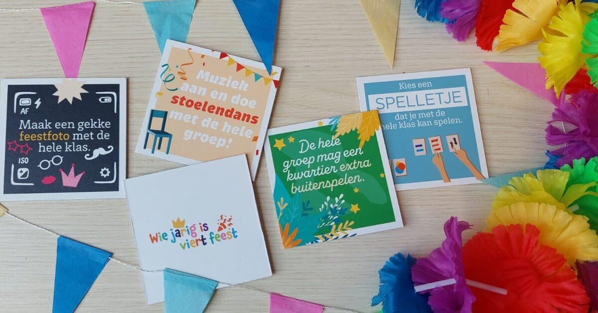 Feest in plaats van traktatie tijdens Week voor de Gezonde Jeugd