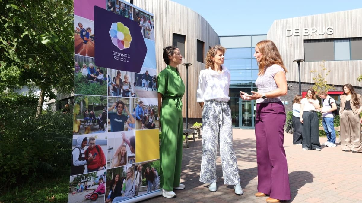 Praktijkschool De Brug in Zaltbommel krijgt eerste vignet Gezonde School nieuwe stijl