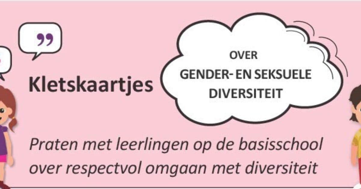 Kletskaartjes over gender- en seksuele diversiteit
