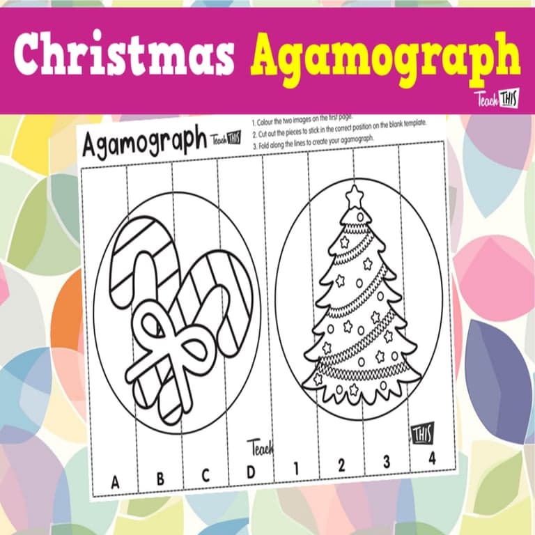 Basisonderwijs Werkblad | Kerstmis Agamograaf