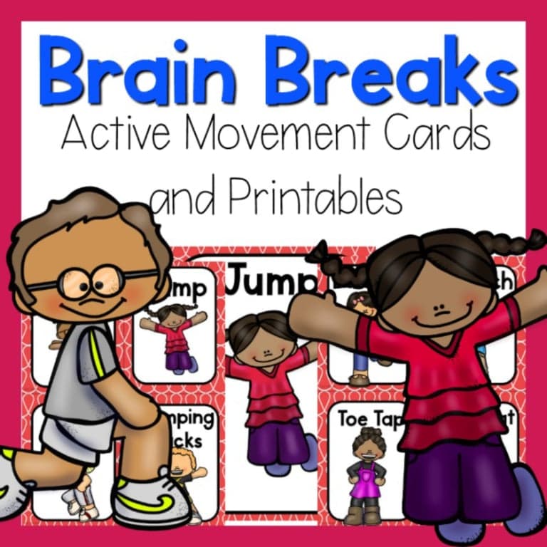 Basisonderwijs Energizer | Brain Breaks - Bewegingskaarten en Printables