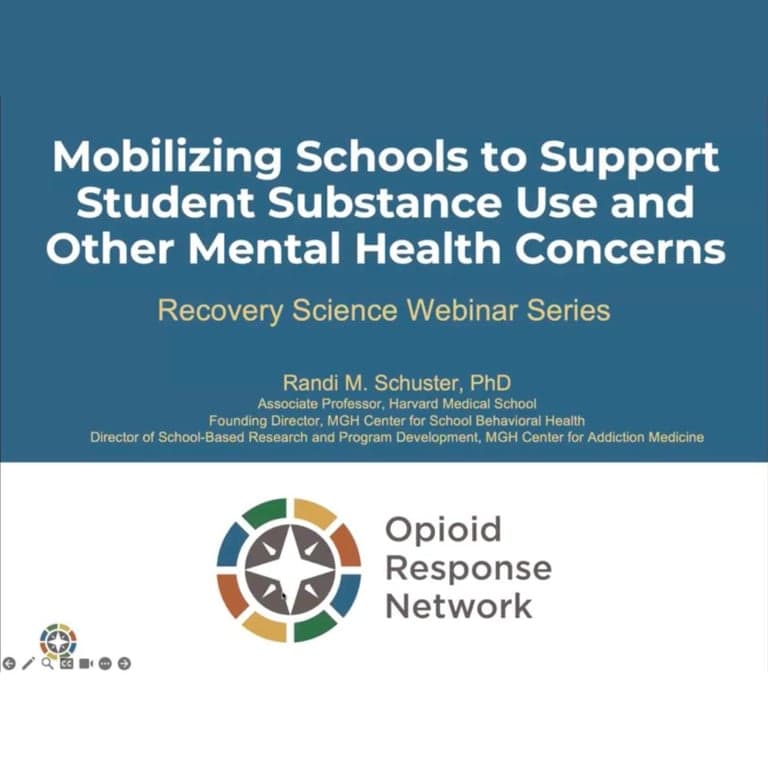 Basisonderwijs Webinar | Scholen Mobiliseren om Middelengebruik bij Studenten en Andere Geestelijke Gezondheidsproblemen te Ondersteunen (Engelstalig)
