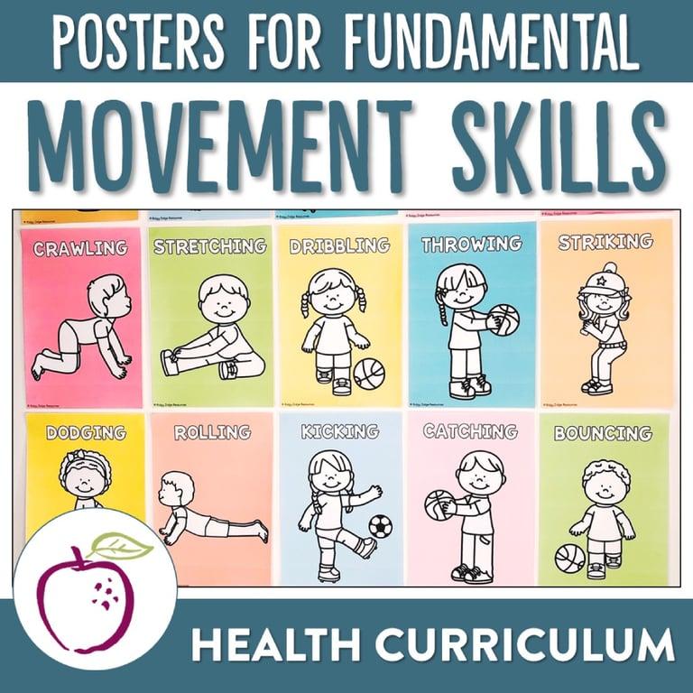 Basisonderwijs Poster | Fundamentele Bewegingen