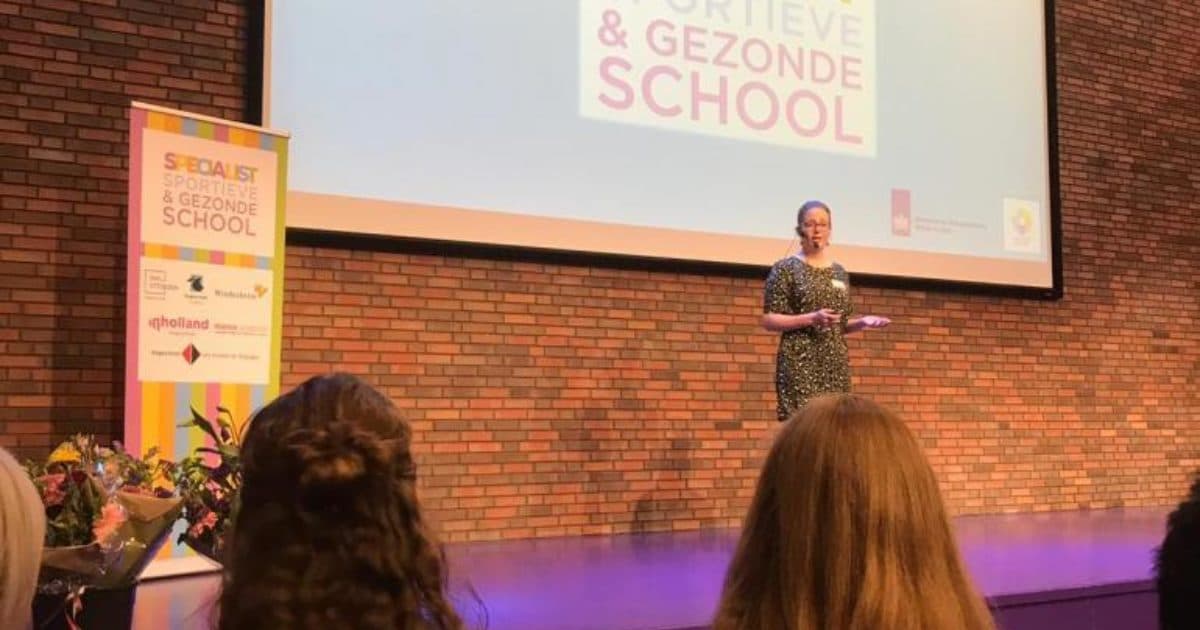 Uitreiking eerste certificaat Specialist Sportieve en Gezonde School