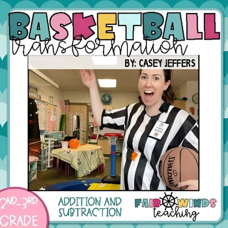 Basisonderwijs Lespakket | Basketbal - Klassikale Transformatie (2.NBT.C.7) Optellen en Aftrekken