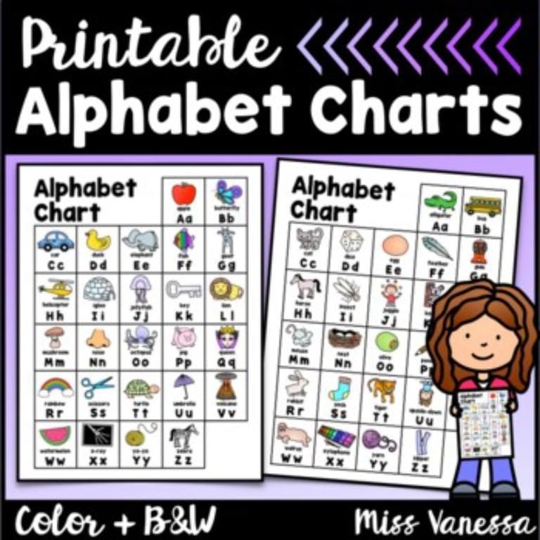 Basisonderwijs Materiaal | Printbare Alfabetkaarten met Afbeeldingen en Letters