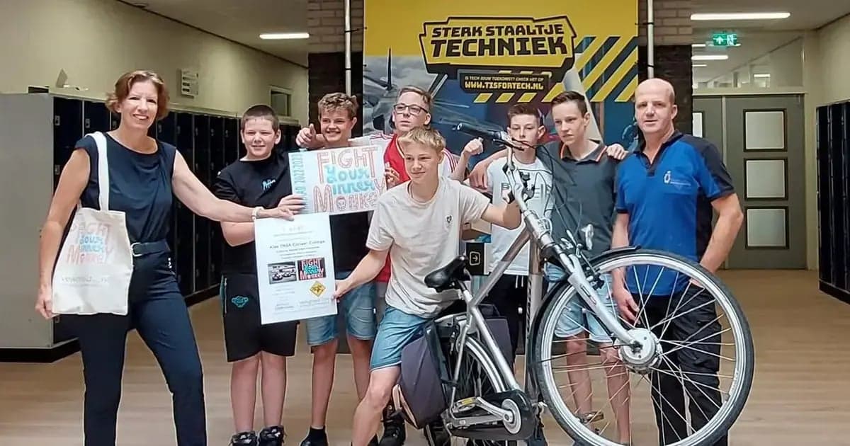Leerlingen van Corlaer College winnen hoofdprijs met ijzersterke video over afleiding in het verkeer