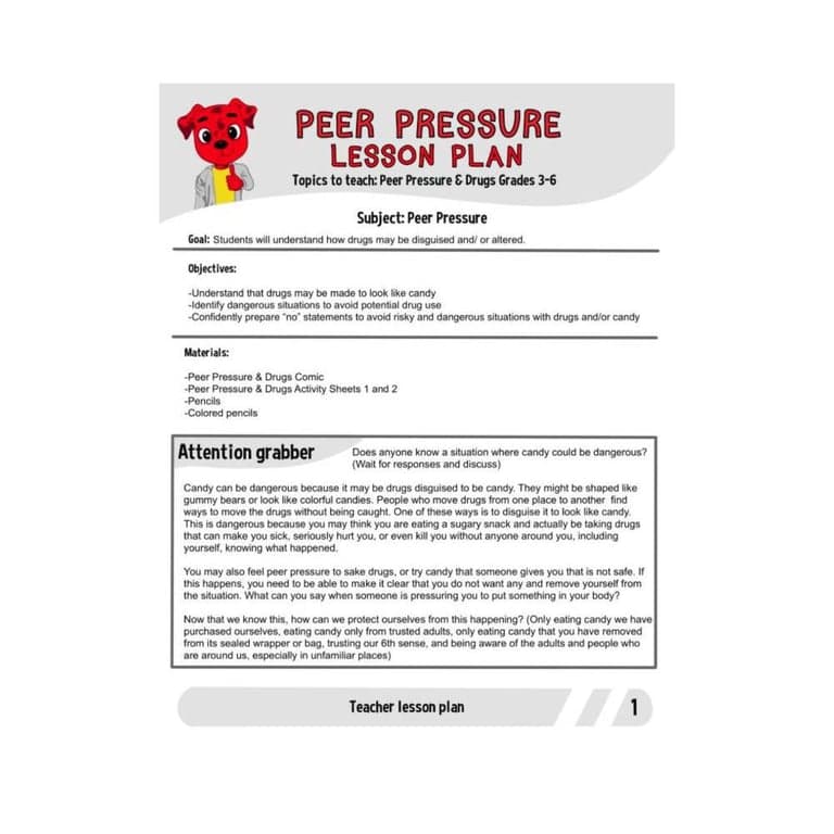 Basisonderwijs Lesidee | Peer Pressure & Drugs Rangen 3-6