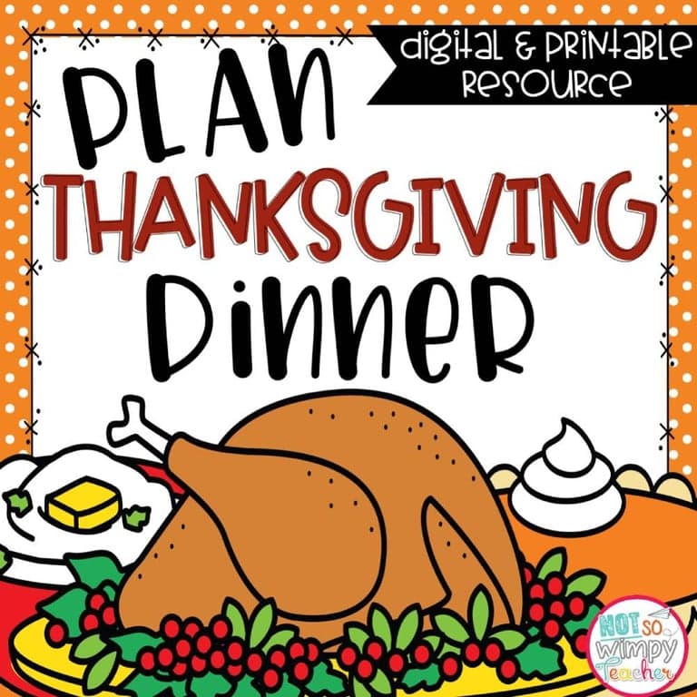Basisonderwijs Lespakket | Thanksgiving Wiskunde Projectmatig Leren Printbaar en Digitale Activiteit