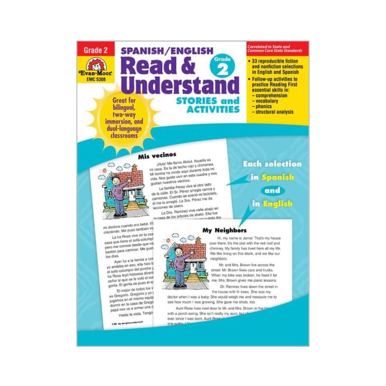Basisonderwijs Werkboek | Spaans of Engels Lezen en Begrijpen, Klas 2