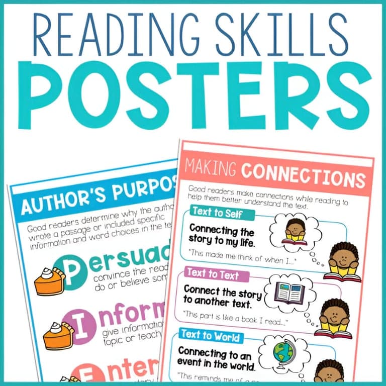 Basisonderwijs Poster | Leesstrategieën