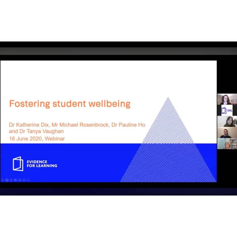 Basisonderwijs Webinar | Het Welzijn van Studenten Bevorderen