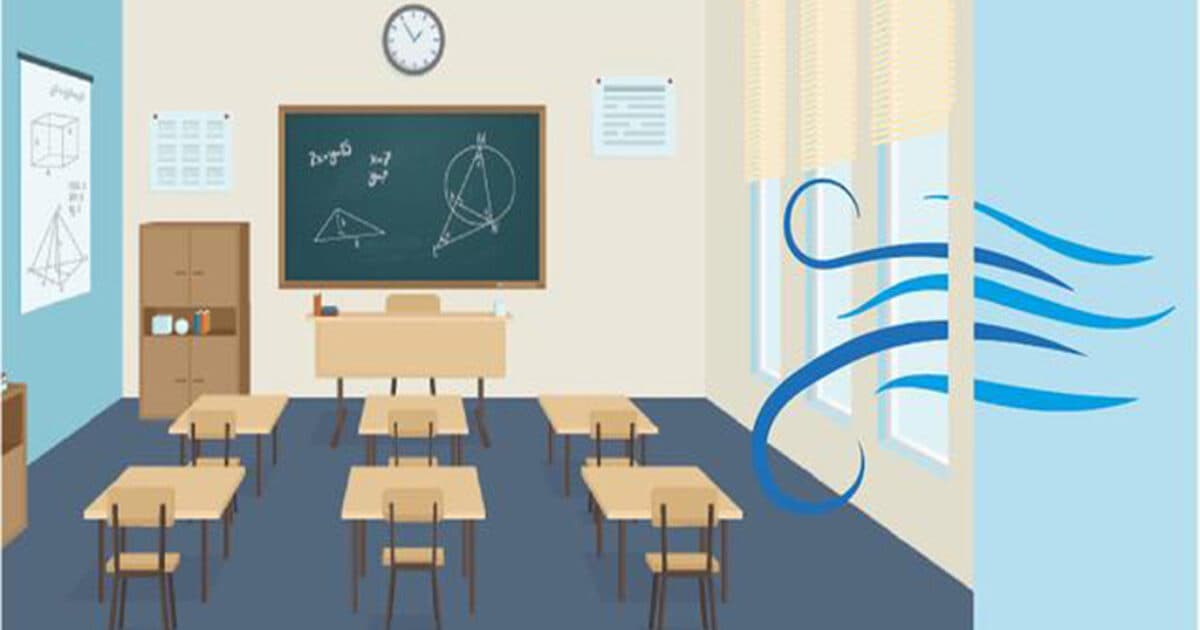 Tijdelijk werkverband en website voor veilige ventilatie op school