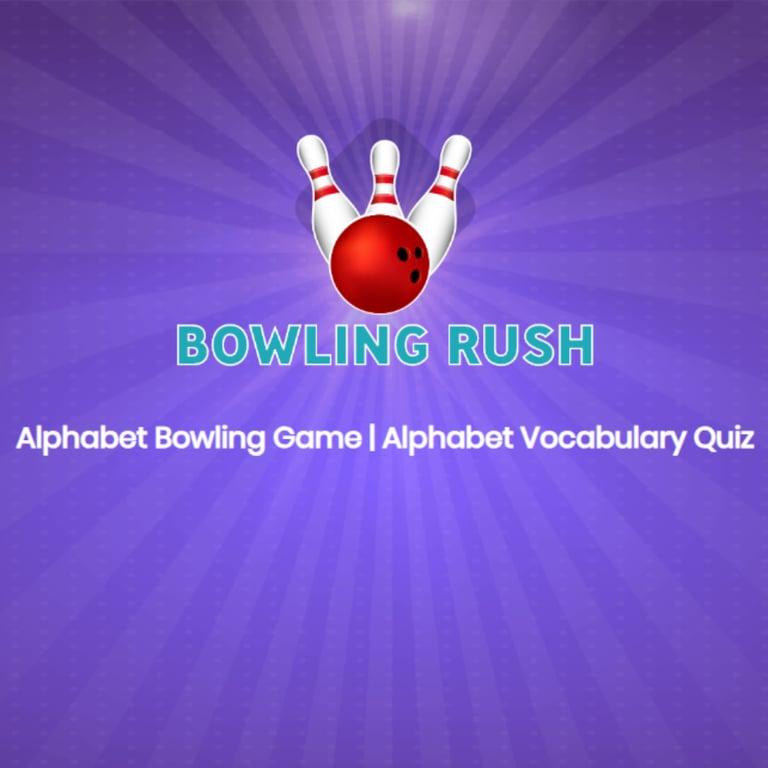 Basisonderwijs Spel | Alfabet Bowling Spel - A tot Z Woordenschat Quiz
