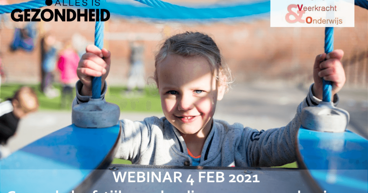 Webinar over gezonde leefstijl voor leerlingen