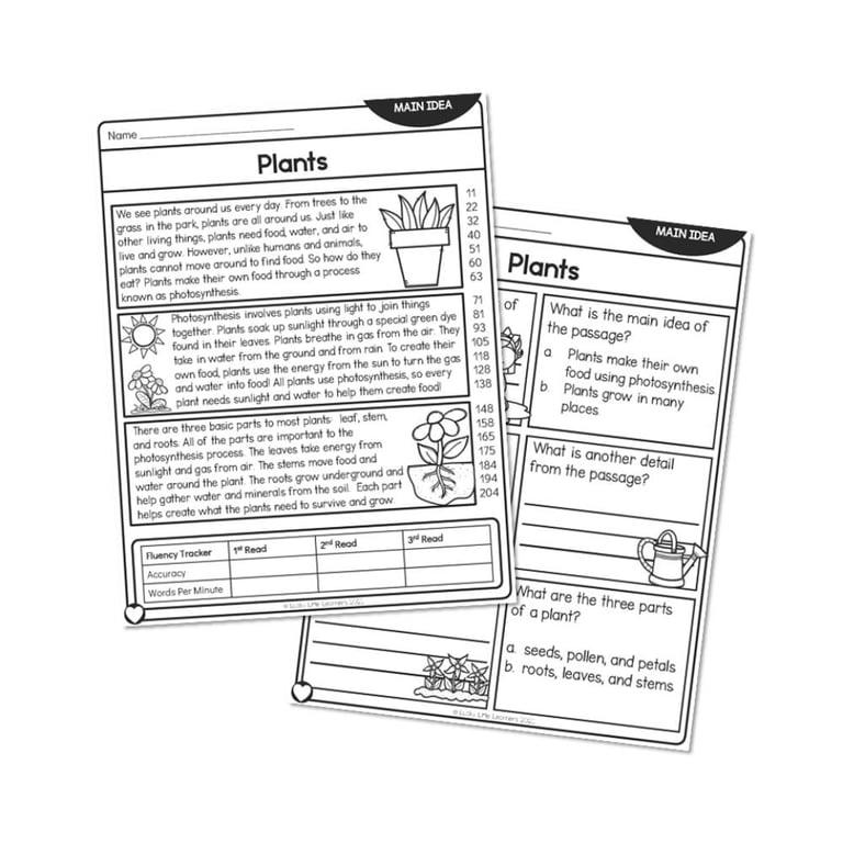 Basisonderwijs Werkblad | 2e Graad Hoofdidee Leespassage - Planten - Bij