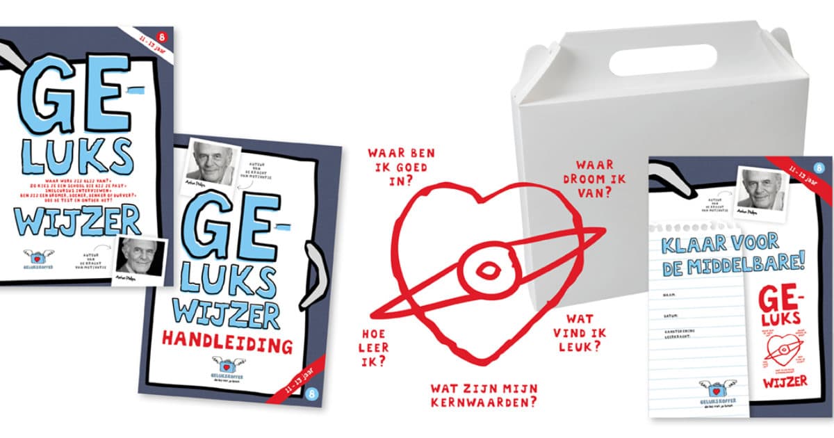 Gelukskoffer lanceert Gelukswijzer voor groep 8