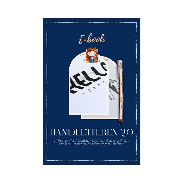 Basisonderwijs Lespakket | E-Book Handletteren 2.0