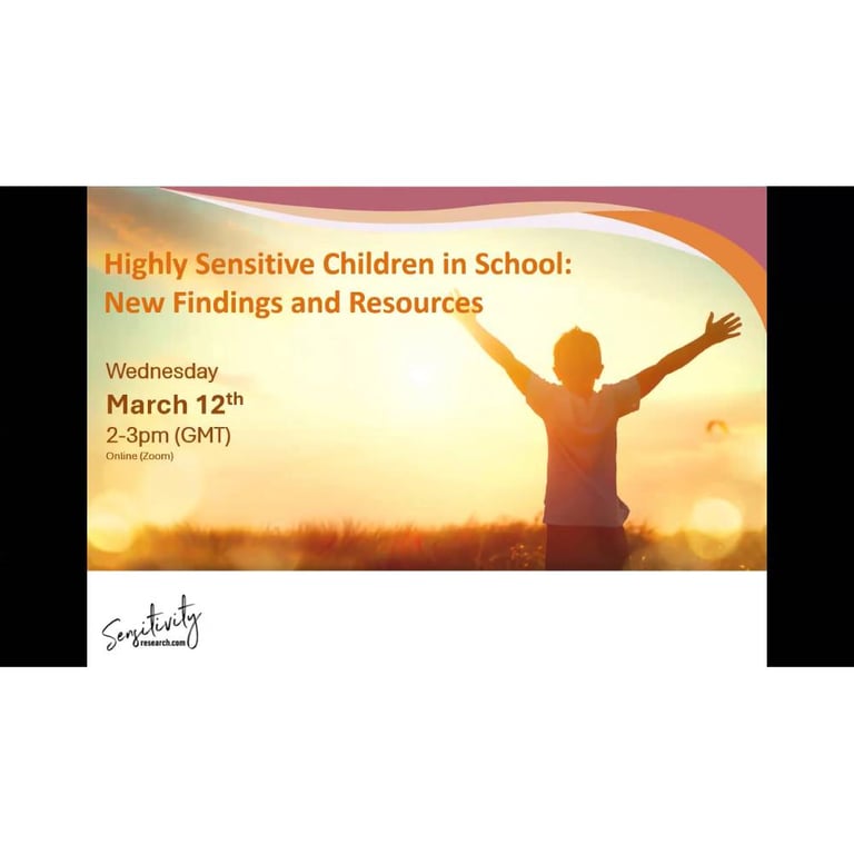 Basisonderwijs Webinar | Hoogsensitieve Kinderen op School: Nieuwe Bevindingen en Bronnen