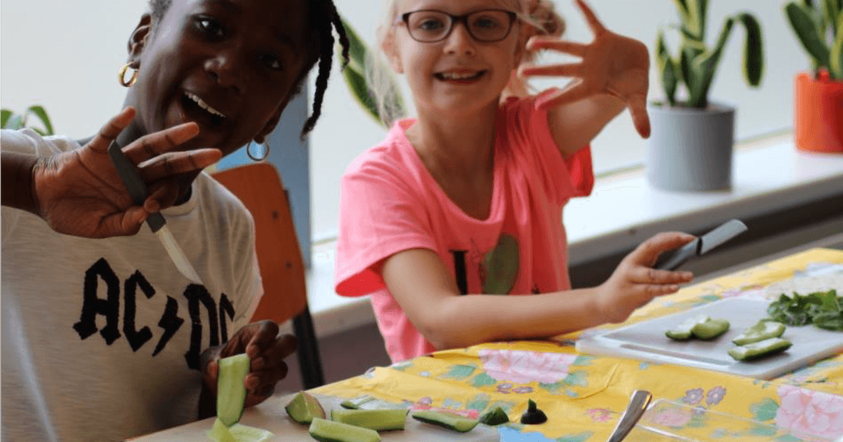 Maak schoollunch gezond en educatief