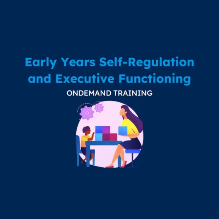 Basisonderwijs Training | Vroege Jaren Zelfregulatie en Executieve Functie (Engelstalig)