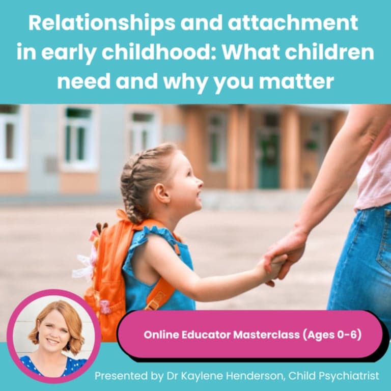 Basisonderwijs Masterclass | Masterclass 1: Relaties en Hechting in de Vroege Kindertijd (Engelstalig)
