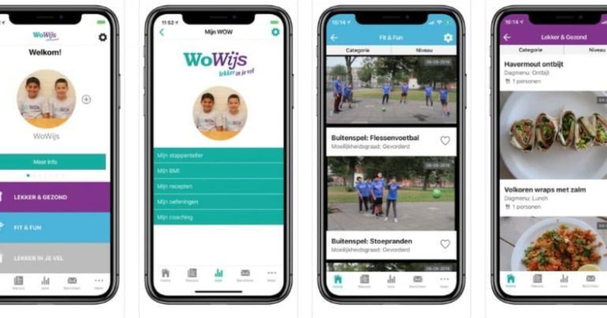 WoWijs-app: online begeleiding voor leerlingen met overgewicht