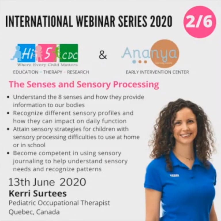 Basisonderwijs Webinar | Zintuigen en Sensorische Verwerking - Kerri Surtee
