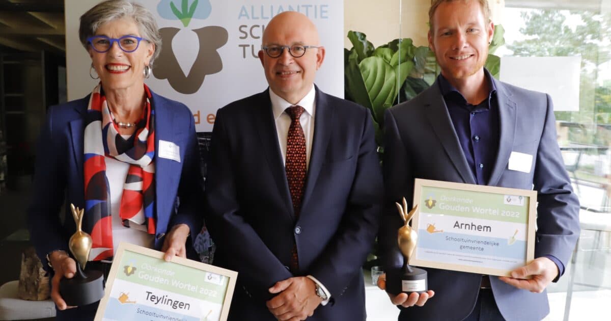 Gemeenten Arnhem en Teylingen winnen Gouden Wortel 2022