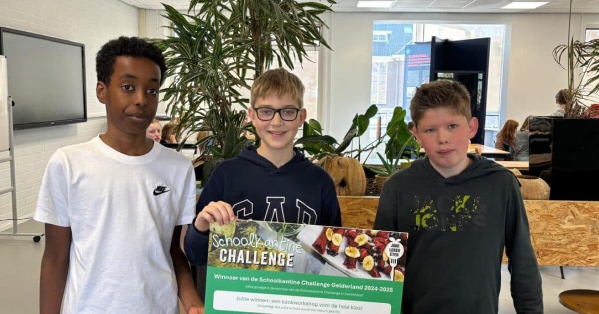 Ga met je klas de uitdaging aan: de Schoolkantine Challenge 2025-2026!