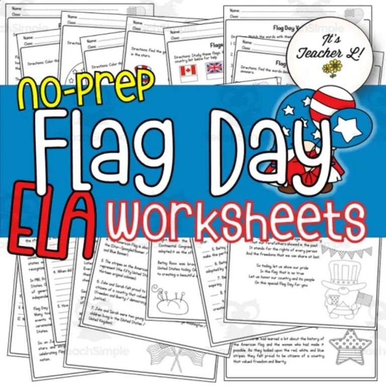 Basisonderwijs Lespakket Vlaggetjesdag No-Prep ELA Printable