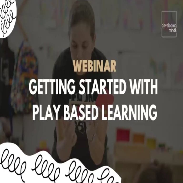 Basisonderwijs Webinar | Webinar: Aan de Slag met Je Speelomgeving (Engelstalig)