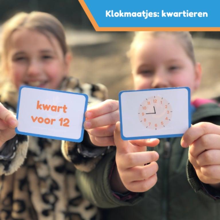 Basisonderwijs Spel | Klokmaatjes: Klokkijken Kwartieren