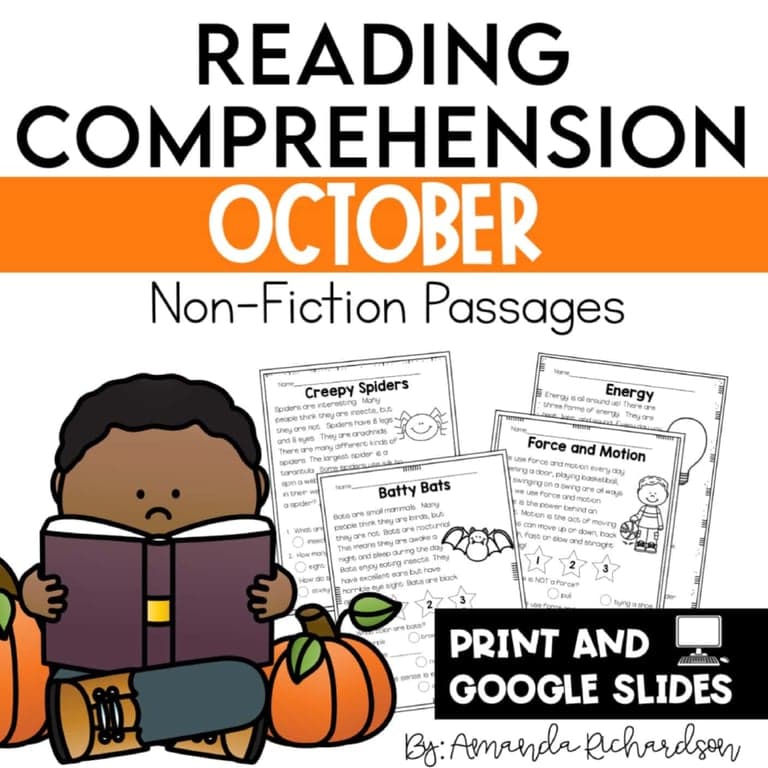 Basisonderwijs Materiaal | Oktober Close Reading en Begrijpend Lezen