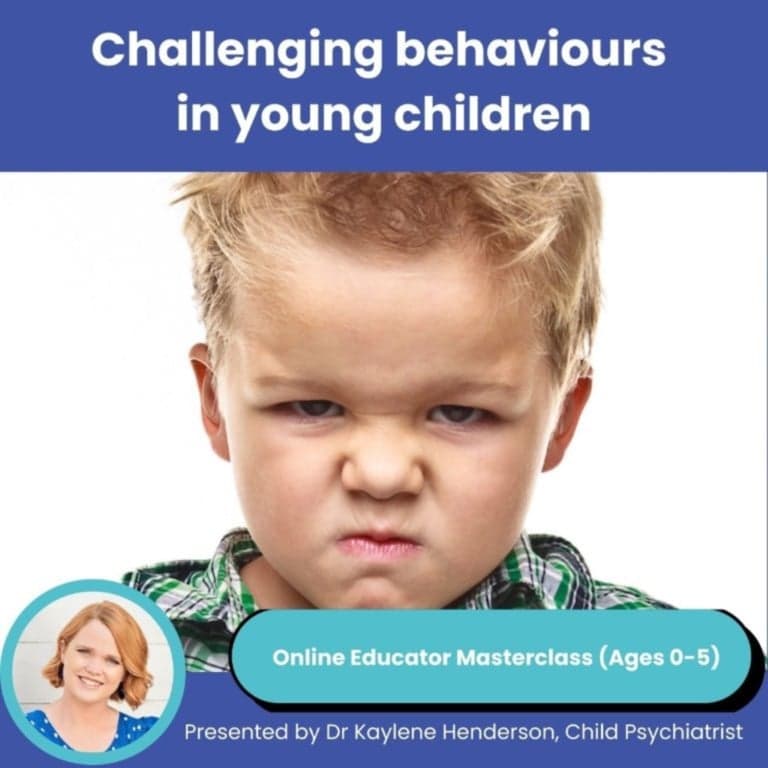 Basisonderwijs Masterclass | Masterclass 3: Uitdagend Gedrag bij Jonge Kinderen (Engelstalig)