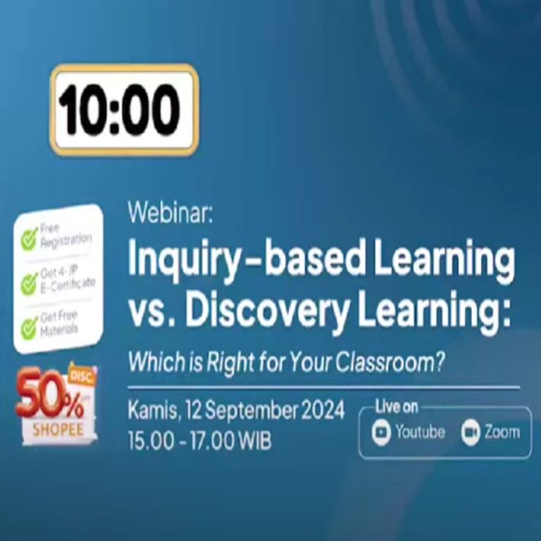 Basisonderwijs Webinar | Webinar: Onderzoekend Leren versus Ontdekkend Leren