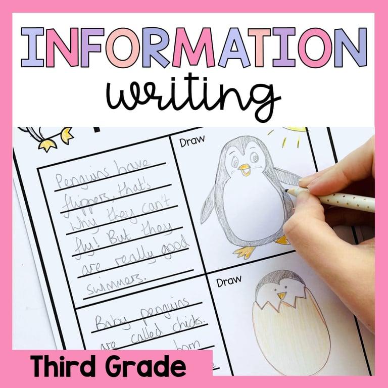 Basisonderwijs Werkblad | Third Grade Informational Writing Prompts and Worksheets
