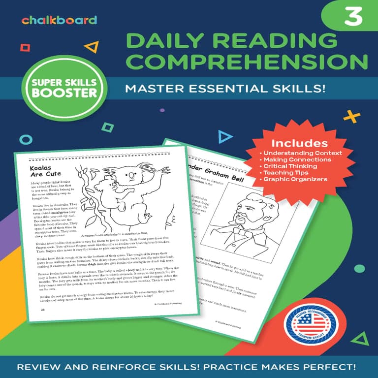 Basisonderwijs Werkboek | Common Core Dagelijks Begrijpend Lezen Graad 3 - eBook