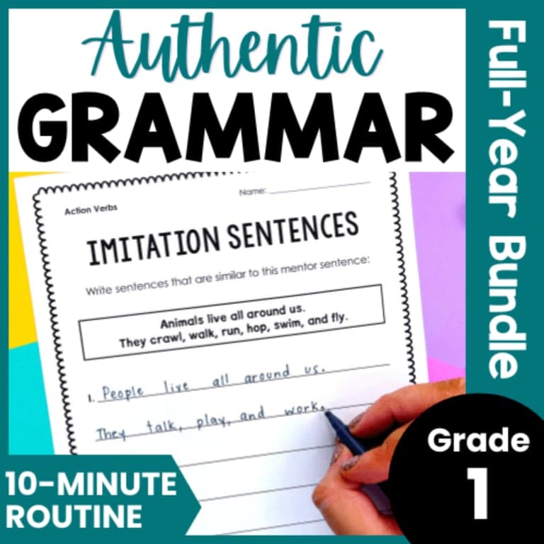 Basisonderwijs Lespakket | Eerste Graad Grammatica - Authentieke Grammatica