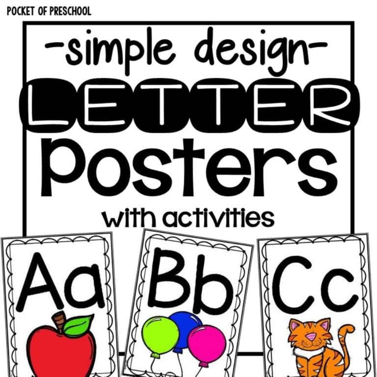 Basisonderwijs Poster | Eenvoudig Ontwerp Alfabet