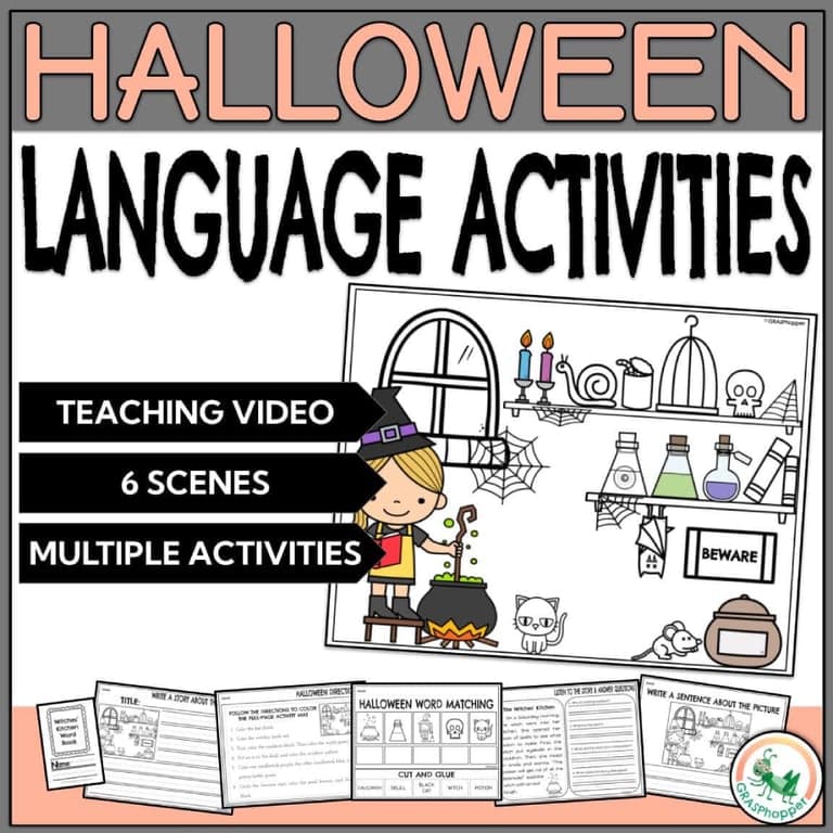 Basisonderwijs Lespakket | Halloween Taalbegrip Activiteiten