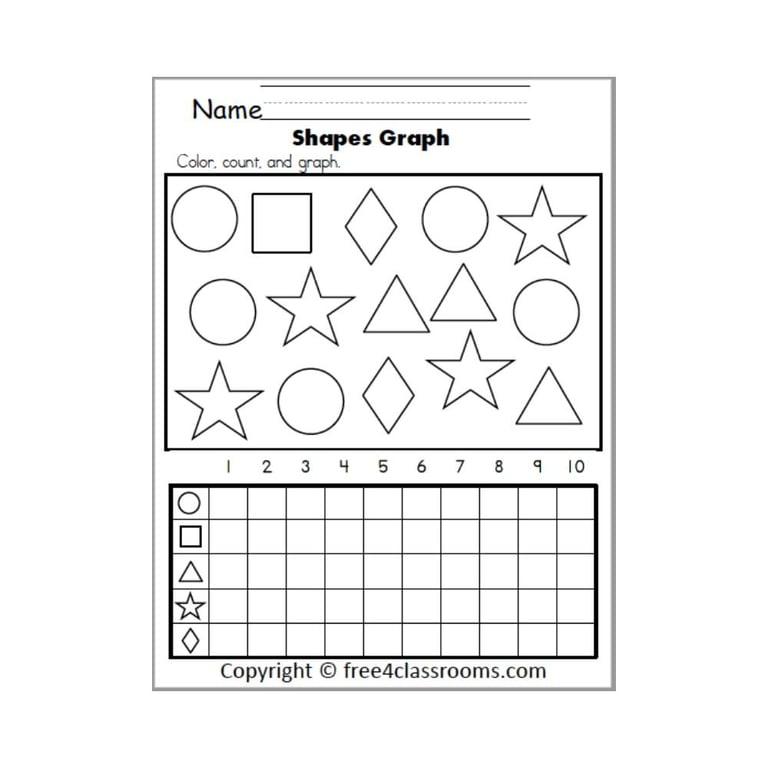 Basisonderwijs Werkblad | 2D Vormengrafiek