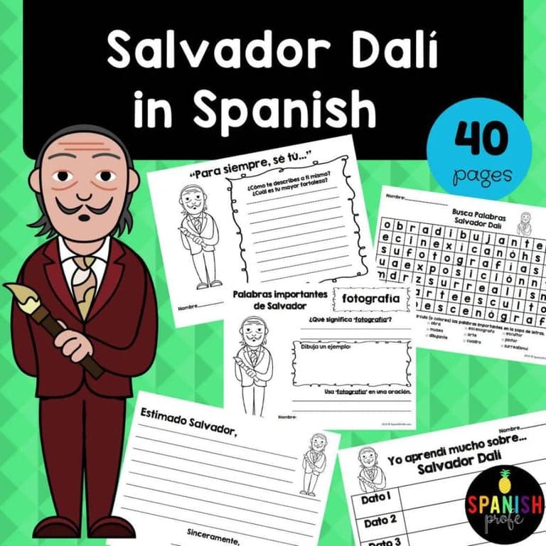 Basisonderwijs Lespakket | Salvador Dalí in het Spaans