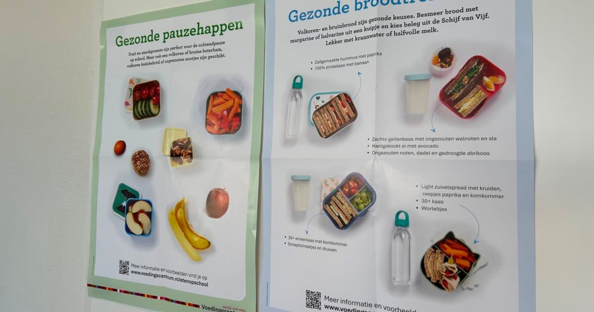 Bestel gratis posters over gezonde voeding voor op school
