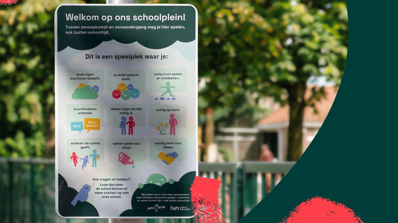 Campagne ‘Welkom op het schoolplein’ wil plein openstellen voor de buurt