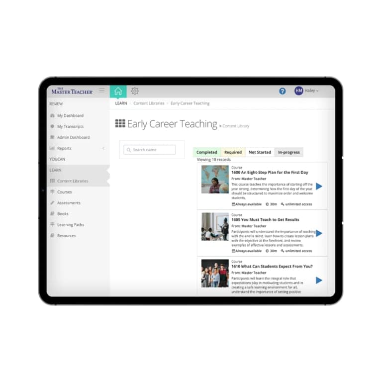 Basisonderwijs E-learning | Maandelijks PD-Programma voor Beginnende Leraren (Engelstalig)