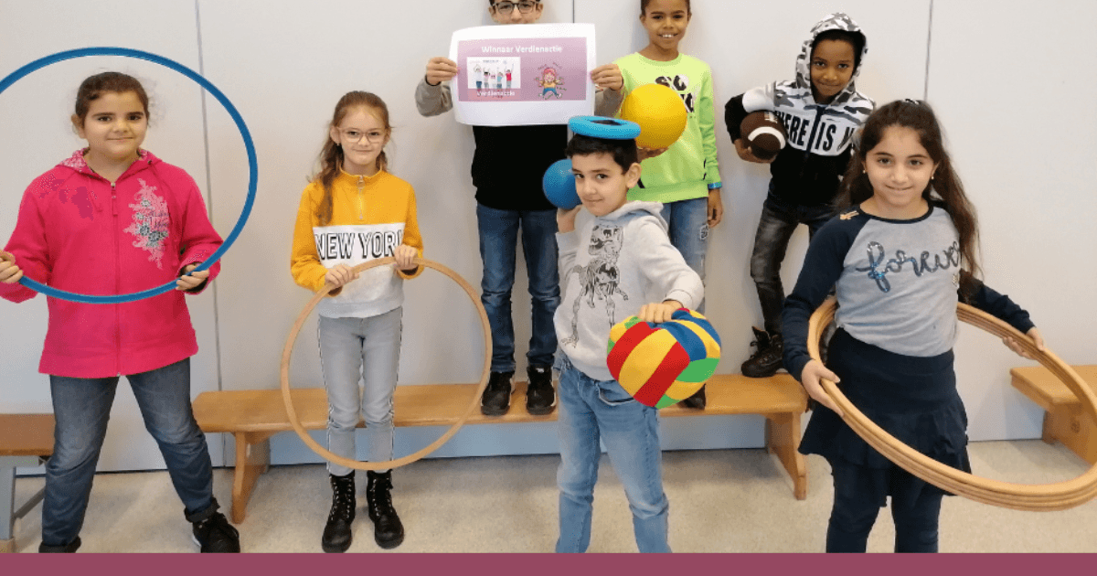 OBS De Tweemaster uit Goes wint Verdienactie met sommenparcours