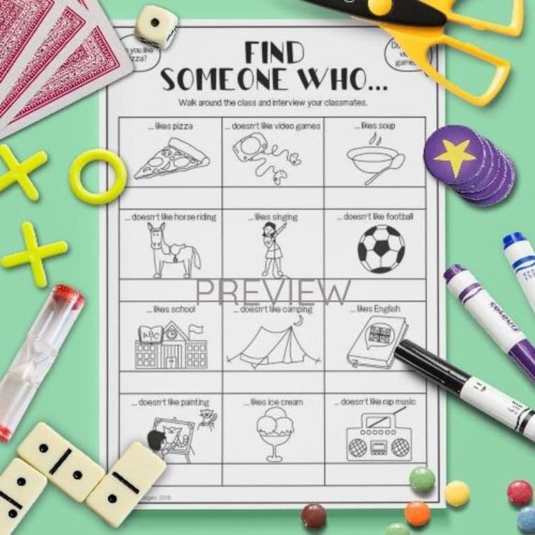 Basisonderwijs Spel | Alles Over Mij - Vind Eemand die Spel